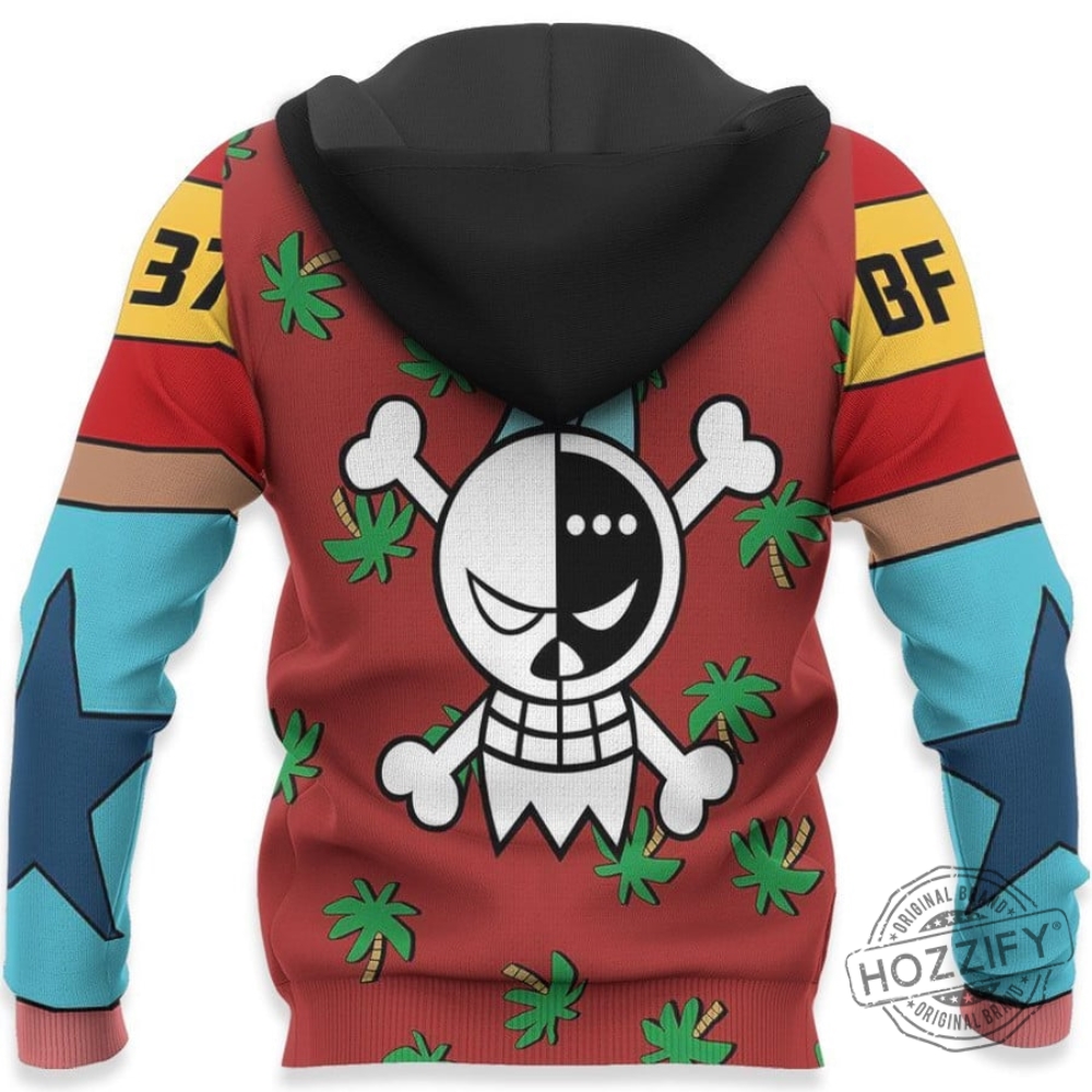 Franky Uniform Hoodie Custom Anime - TGV