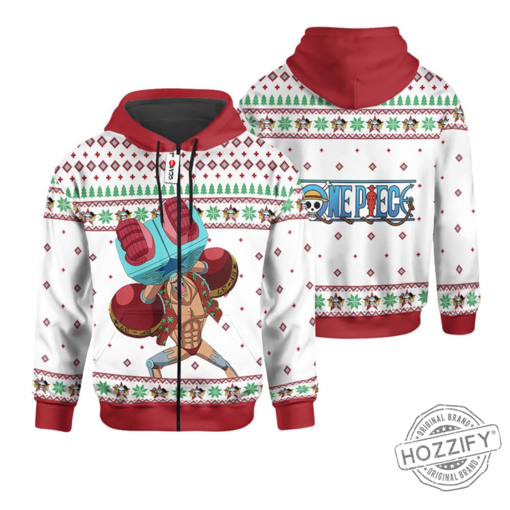 Franky Custom Ugly Christmas Sweater  Tgv